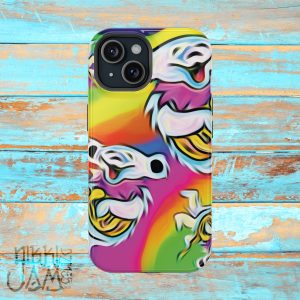 10768633829508868064_2048_custom.jpeg Magnetic Tough Case Grateful Dead Bear Rainbow