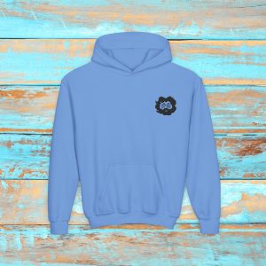 Youth Hooded Sweatshirt Gilden Heavy Blend - Embroidered Jerry Toon