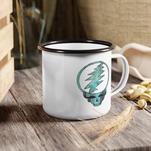 Grateful Dead Enamel Camping Mug,  Coffee Cup