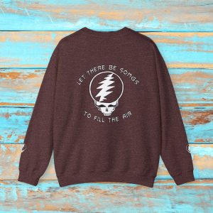Let There Be Songs to Fill the Air Stealie - Gilden Heavy Blend™ Crewneck Sweatshirt