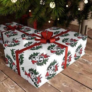 Gift Wrapping Paper Sheets Grateful Dead Bear & Trees